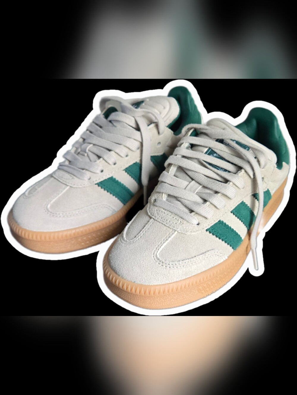 NIB Adidas Originals Samba XLG Suede Sneakers size Y4.5/W6 - Picture 6 of 12